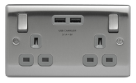 metal-brushed-steel-double-usb-socket-grey