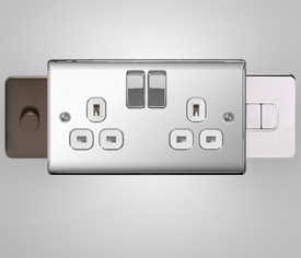 raised-plate switch